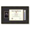 ArtToFrames 11x14 inch Diploma Frame with 5x7 Inch Image Opening and Tassel Opening - Framed with Black and Gold Mats, Comes with Regular Acrylic and Sawtooth Hanger for Wall Hanging (DIT-11x14)